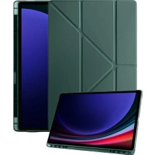 Asa Store Samsung Galaxy Tab A11 Kalemlikli Mars Tablet Kılıfı - Koyu Yeşil