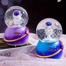 Pileli Store Orta Boy Astronot Tasarımlı Kar Küresi 1 Adet