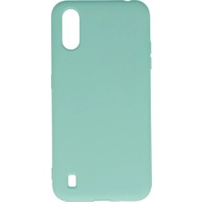 Asa Store Samsung Galaxy A01 Kılıf Nano Içi Kadife Silikon - Turkuaz