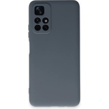 Asa Store Xiaomi Redmi Note 11T Kılıf Nano Içi Kadife Silikon - Gri