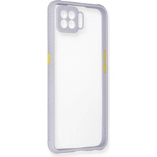 Asa Store Oppo A73 Kılıf Miami Şeffaf Silikon - Lila