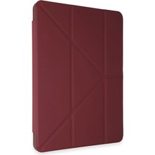 Asa Store Huawei Honor Pad V9 Kılıf Kalemlikli Mars Tablet Kılıfı - Mürdüm