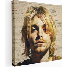 Popcasso Kurt Cobain Şarkı Sözleri Cam Tablo - Müzik Tutkunları Için Alıntılar ve Ikonik Sözler