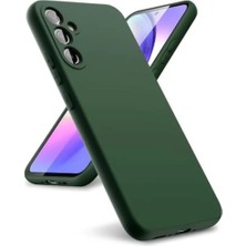 Asa Store Samsung Galaxy A24 4g Kılıf First Silikon - Koyu Yeşil