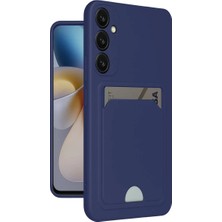 Asa Store Samsung Galaxy A25 5g Kılıf Kelvin Kartvizitli Silikon - Lacivert