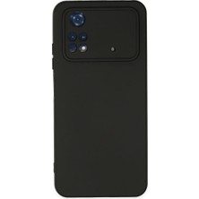 Asa Store Xiaomi Poco M4 Pro 4g Kılıf Nano Içi Kadife Silikon - Siyah