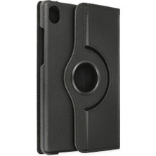 Asa Store Lenovo Tab M8 Kılıf 360 Tablet Deri Kılıf - Siyah