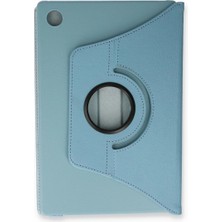 Asa Store Samsung Galaxy Tab A9 Plus Kılıf 360 Tablet Deri Kılıf - Turkuaz