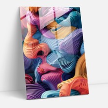 Popcasso Canlı Dönüşler Temperli Cam Tablo - Manzara Temalı Modern Sanat Dekorasyon Tablosu