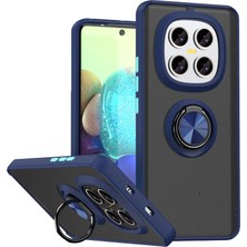 Asa Store Xiaomi Redmi Note 15 4g Montreal Yüzüklü Silikon Kapak - Lacivert