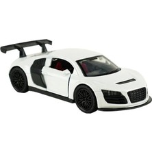 MEGA Die Cast Metal Çek Bırak Beyaz Spor Araba