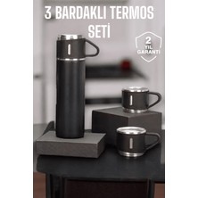 Calperia 500 ml Kapasiteli Taşınabilir Basınçlı Termos Seti Günlük Kullanım Için Ideal