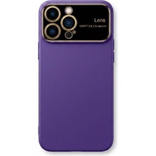 Camkapak Aksesuar Iphone 15 Pro Kamere Lensli Kılıf Modeli