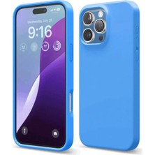 Asa Store Iphone 16 Pro Kılıf First Silikon - Mavi