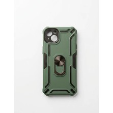 Camkapak Aksesuar Iphone 14 Plus / 15 Plus  Tank ve Yüzüklü Kılıf