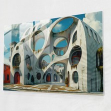 Popcasso Geometri Cam Sanatı - Salvador Dali Duvar Tablosu