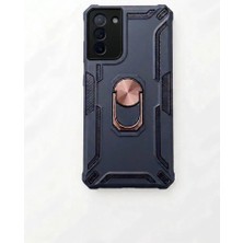 Camkapak Aksesuar Samsung Galaxy  S 21 Plus  Tank ve Yüzüklü Kılıf