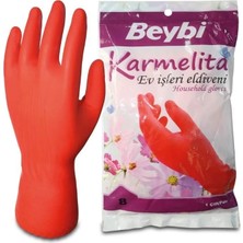 Nacario Mey Ithalat® Beybi Karmelita Bulaşık Eldiveni No:8,5
