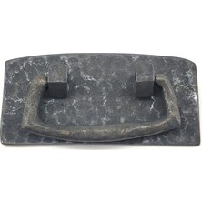 Asa Store Antika Tarz Dekoratif Pirinç Otantik Dövme Kapı Kulbu - 45X90 Mm, Oksit