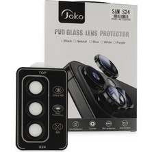 Asa Store Joko Samsung Galaxy S24 Pvd Metal Kamera Lens - Siyah
