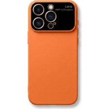 Camkapak Aksesuar Iphone 15 Pro Kamere Lensli Kılıf Modeli
