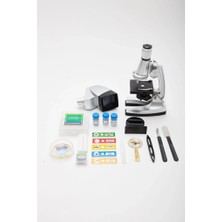 Asa Store 50X100X200X400X6001200X  Çocuklariçin Eğitici  Projektörlü Mikroskop Seti