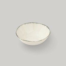Linens Natura Porselen 16 cm Kase Ekru-Antrasit