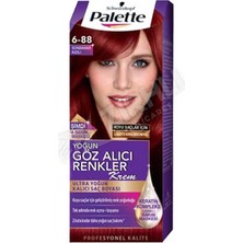 2 Adet Palette Göz Alıcı Renkler 6.88 Yoğun Kızıl 50 ml
