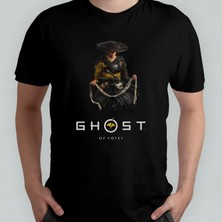 Pixxa Ghost Of Yotei Unisex %100 Pamuklu Bisiklet Yaka T-Shirt