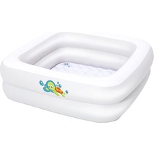 Nacario Mey Ithalat® Şişme Zemin Bebek Havuz - Küveti (86 x 86 x 25CM) 51116
