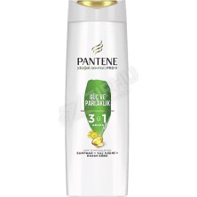 4 Adet Pantene Güç ve Parlaklık 3'ü 1 Arada Şampuan 400 ml