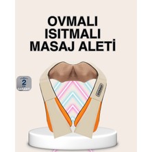 Nacario Mey Ithalat® Bel Omuz Boyun Masaj Aleti Ovmalı Isıtmalı Kas Yorgunluğu Giderici