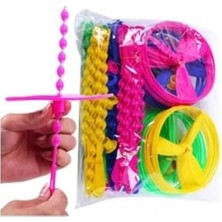 Cekar Store Oyunsal 6 Adet Dev Boy Uçan Daire - Dev  Pervane - Dev Fırıldak Oyuncak