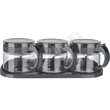 4 Adet Titiz KC-386 Lily Baharatlık 3'lü Set 300 ml