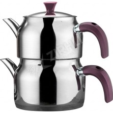 4 Adet Akdeniz Jumbo Balkalit Kulp Çaydanlık