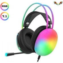 Pileli Store Kablosuz Bluetooth Kulaklık Rgb Işıklı Kulak Üstü 5.3 Bluetooth Bağlantılı
