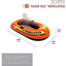 Cekar Store Intex Tek Kişilik Explorer Bot 100(147X84X36)