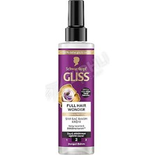 2 Adet Gliss Full Hair Wonder Dökülme Karşıtı Sıvı Saç Kremi 200 ml