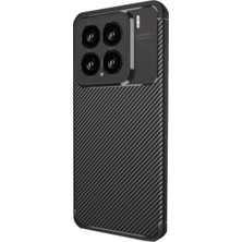 Renas Store 15 Kılıf Auto Focus Karbon Kapak - Siyah