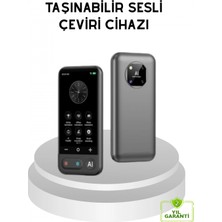 Pileli Store Taşınabilir Akıllı Tercüme Cihazı – Gerçek Zamanlı Ses ve Metin Çevirisi