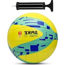 Cekar Store Voleybol Topu 5 Numrara Yumuşak Dokulu Soft Touch 270 Gr. Telvesse VT-800 Trick Pompa Hediyeli Se- Iç-Dış Mekan Soft Touch