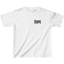 Asmedo Unisex Çocuk Baskılı T-Shirt - Beyaz