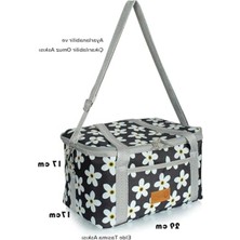 Cekar Store 12 L Yemek Taşıma Çantası Sıcak ve Soğuk Termal Termos Mama Taşıma Çantası Kamp Piknik Çantası