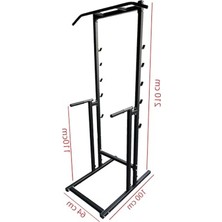 Cekar Store 210 cm Barfiks Dips Squat Bench Antreman Kulesi