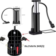 Cekar Store Küçük Ayak Tipi Pompa Tekli Teker Araç Bisiklet Top Bot Lastik Şambrel Şişirme Pompası 1 Adet