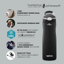 Cekar Store Contigo Ashland Autospout Soğuk Su Termosu 590 ml Siyah