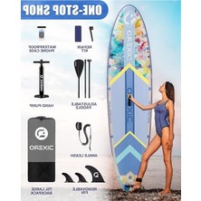 Cekar Store Wave Glide Flowers 335X84X15 cm  Şişme Paddle Board (Sup) – Özel Seri Full Set