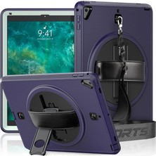 Renas Store Ipad 5 Air 9.7 Kılıf Strap-C Otterbox Tablet Kapak - Lacivert