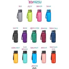 Cekar Store 650 ml Tritan Su Matarası 14 Farklı Renk Softtouch