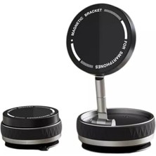 Cekar Store Kablosuz Araç Içi Cep Telefonu Tutucu Araç Içi Montaj Süper Güçlü Vakumlu Manyetik Telefon Tutucu K10B